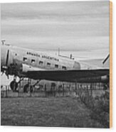 Argentine Navy Dc-3 Cabo De Hornos Ushuaia Argentina #3 Wood Print