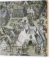 Castello, Fabrizio 1562-1617. Battle #3 Wood Print