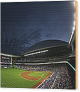 Colorado Rockies V Miami Marlins #3 Wood Print