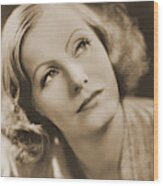 Greta Garbo, Hollywood Movie Star Wood Print