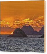 Manzanillo Sunsets #1 Wood Print