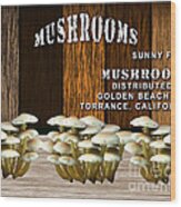 Mushroom Farm #3 Wood Print