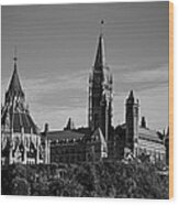 Parliament Of Canada #3 Wood Print
