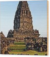 Prambanan Temple In Indonesia  #3 Wood Print