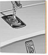 Rolls-royce Hood Ornament #3 Wood Print