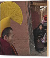 Tibetan Buddhists Celebrate Religion #3 Wood Print