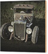 31 Chevy Rat Rod Wood Print