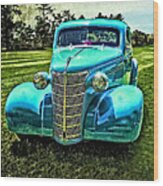 38 Chevy Coupe Wood Print