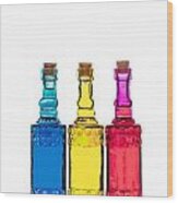 Colorful Bottles  #4 Wood Print