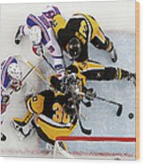 New York Rangers V Pittsburgh Penguins #4 Wood Print