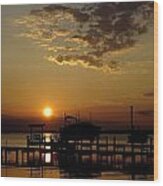 An Outer Banks Of North Carolina Sunset #41 Wood Print