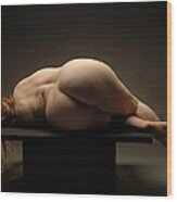 4474 Large Woman Nude Wood Print