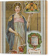 1890s France Liebig Cigarette Card #5 Wood Print