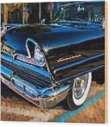 1956 Lincoln Premiere Convertible Painted  #5 Wood Print