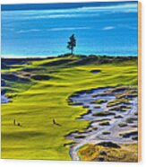 #5 At Chambers Bay Golf Course - Location Of The 2015 U.s. Open Tournament #5 Wood Print