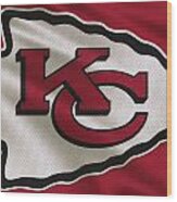 Kansas City Chiefs Uniform Wood Print