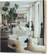 Yves Saint Laurent's Living Room #5 Wood Print