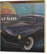 51 Mercury Gear Guys Car Club Alice Springs Nt Wood Print