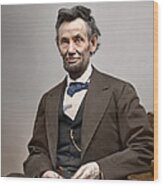 President Abraham Lincoln #6 Wood Print