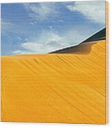 Sand Dunes In A Desert, Great Sand #6 Wood Print