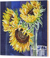 Sunflowers #4 Wood Print