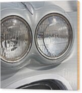 61 Corvette-grey-headlights-9235 Wood Print
