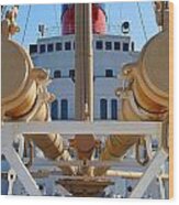 Rms Queen Mary #7 Wood Print