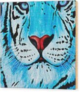 Blue Bengal #2 Wood Print