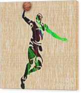 Basketball #8 Wood Print