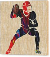 Football #8 Wood Print