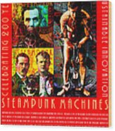 A Word From The Ceo Steampunk Machines Celebrating 200 Years 20140515 Red V2 Wood Print