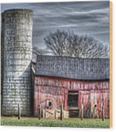 Abandoned Farm New Jersey Wood Print