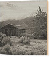 Abandoned In The Sierras Wood Print