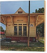 Abilene Station Wood Print