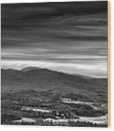 Above Asheville Wood Print