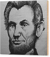 Abraham Lincoln Wood Print