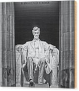 Abraham Lincoln Memorial Wood Print