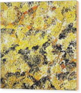 Abstract Eternity Gold Rush 1 Wood Print