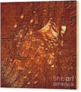 Abstract Power Wood Print