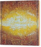 Abstract Sunset Wood Print