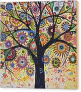 Abstract Tree Painting ... Life Giver Wood Print