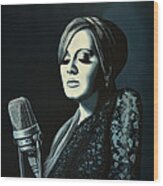 Adele 2 Wood Print