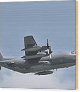 Afrc C-130 Hercules Rescue  Aircraft Wood Print