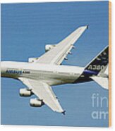 Airbus A380 Wood Print