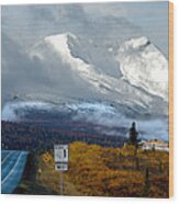 Alaskan Road Wood Print