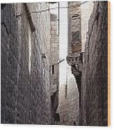 Aleppo Alleyway05 Wood Print