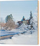 Almonte Ontario Waterfalls Wood Print