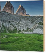 Alta Via Delle Dolomiti N. 4 Wood Print