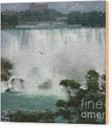 American Falls - Niagara Wood Print