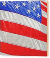 American Flag 1 Wood Print